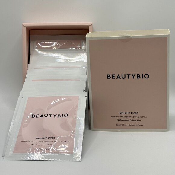 15 Pairs BEAUTYBIO Bright Eyes Depuffing and Brightening Eye Gels, NIB - Picture 1 of 9